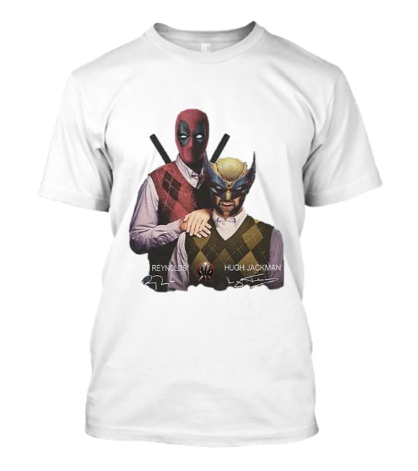 Deadpool Wolverine Ryan Reynolds Hugh Jackman Step Brothers T-Shirt