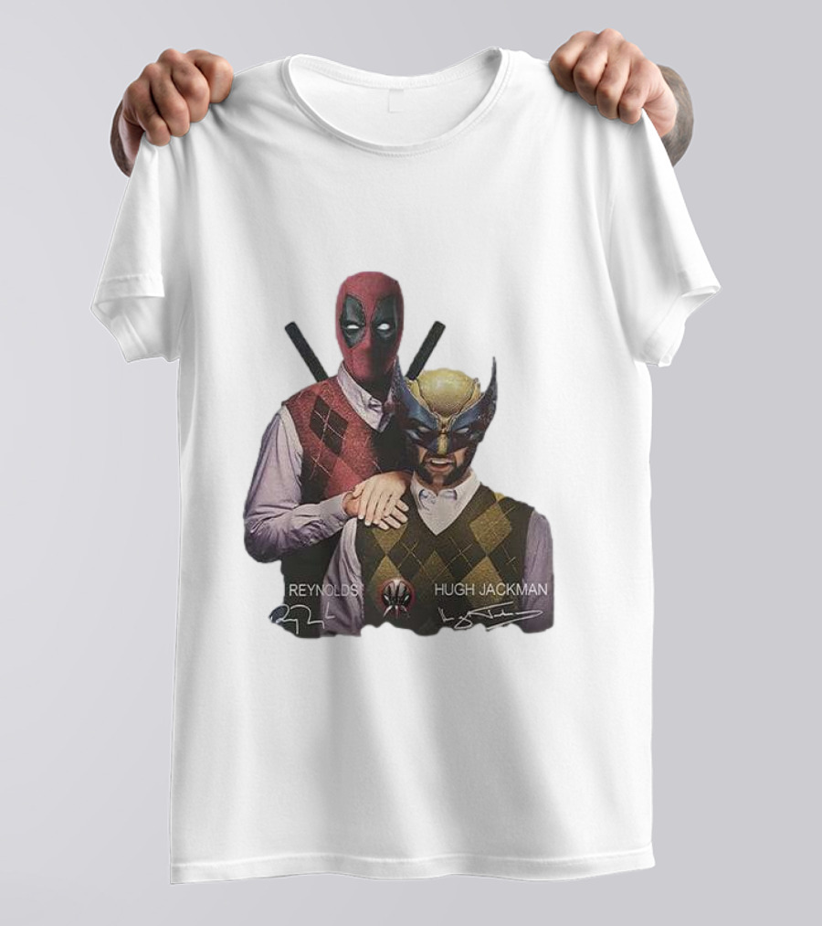 Deadpool Wolverine Ryan Reynolds Hugh Jackman Step Brothers T-Shirt