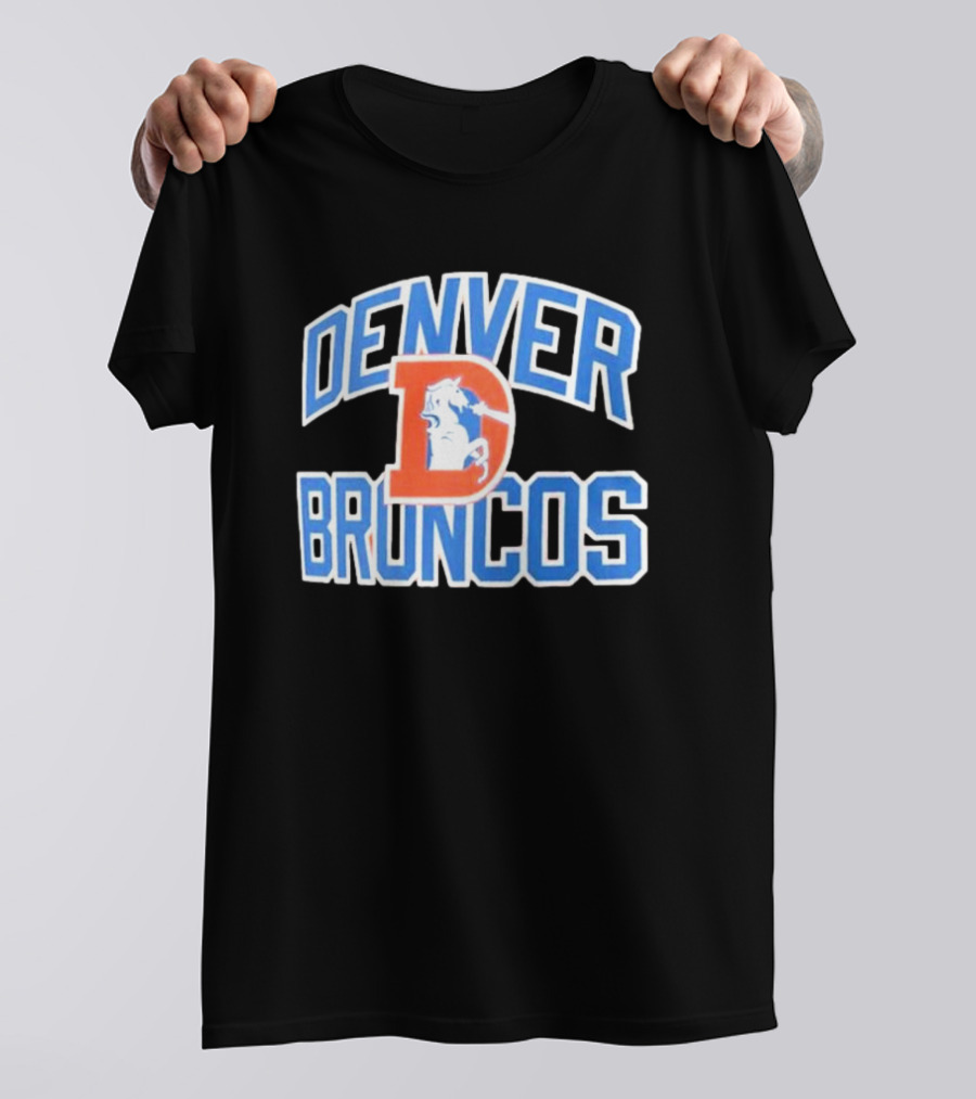 Denver Broncos Retro D Emblem T-Shirt