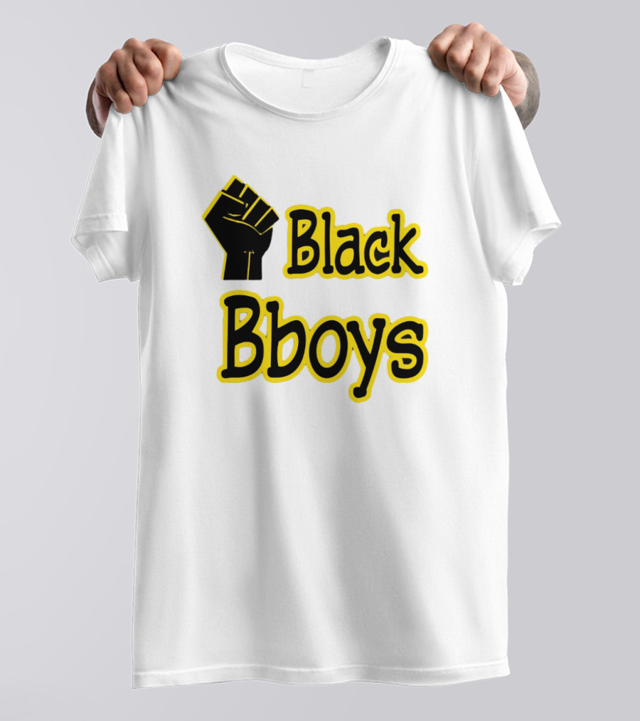 Destroy Quietly Black Bboys Fist T-Shirt