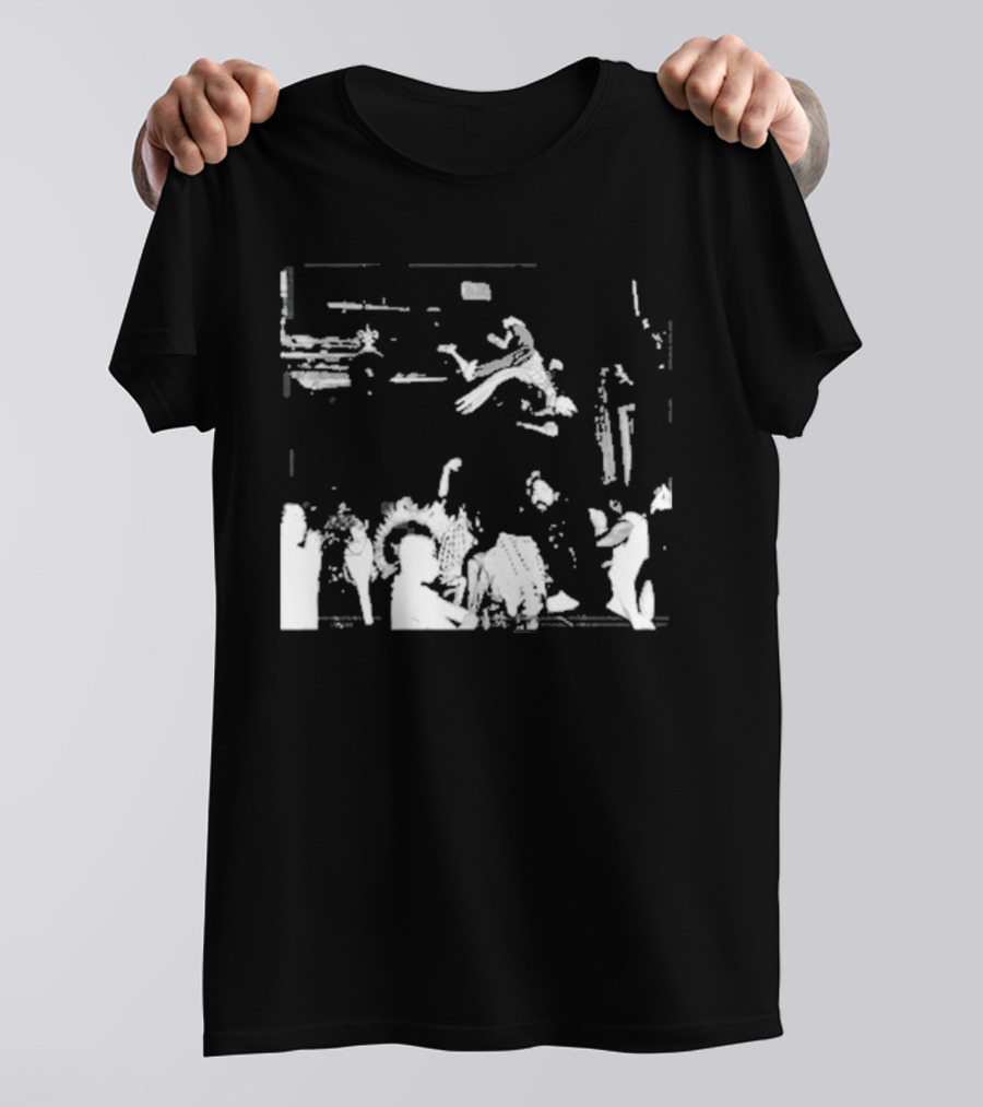 Funny Ahh Tees Luffy X Die Lit Crowd Jumping Scene T-Shirt