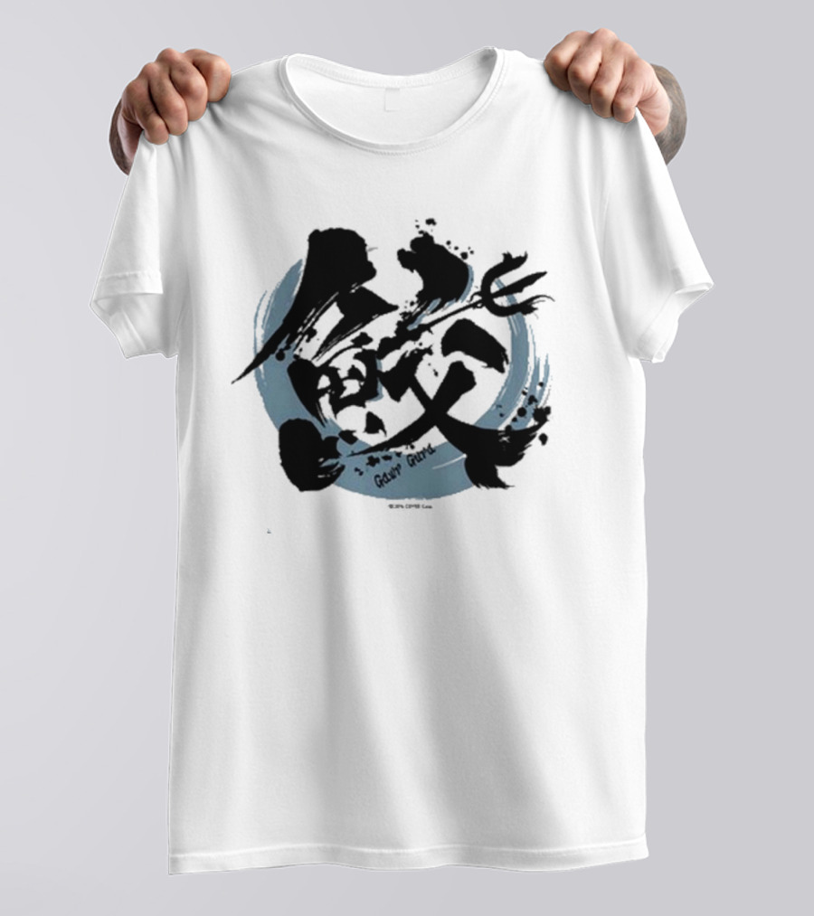 Gawr Gura Hololive Ink Kanji Splash T-Shirt
