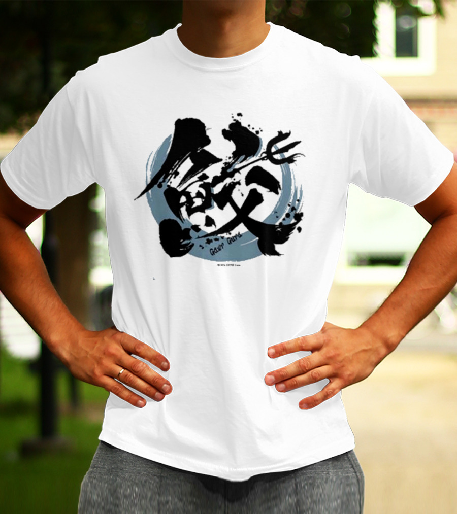 Gawr Gura Hololive Ink Kanji Splash T-Shirt