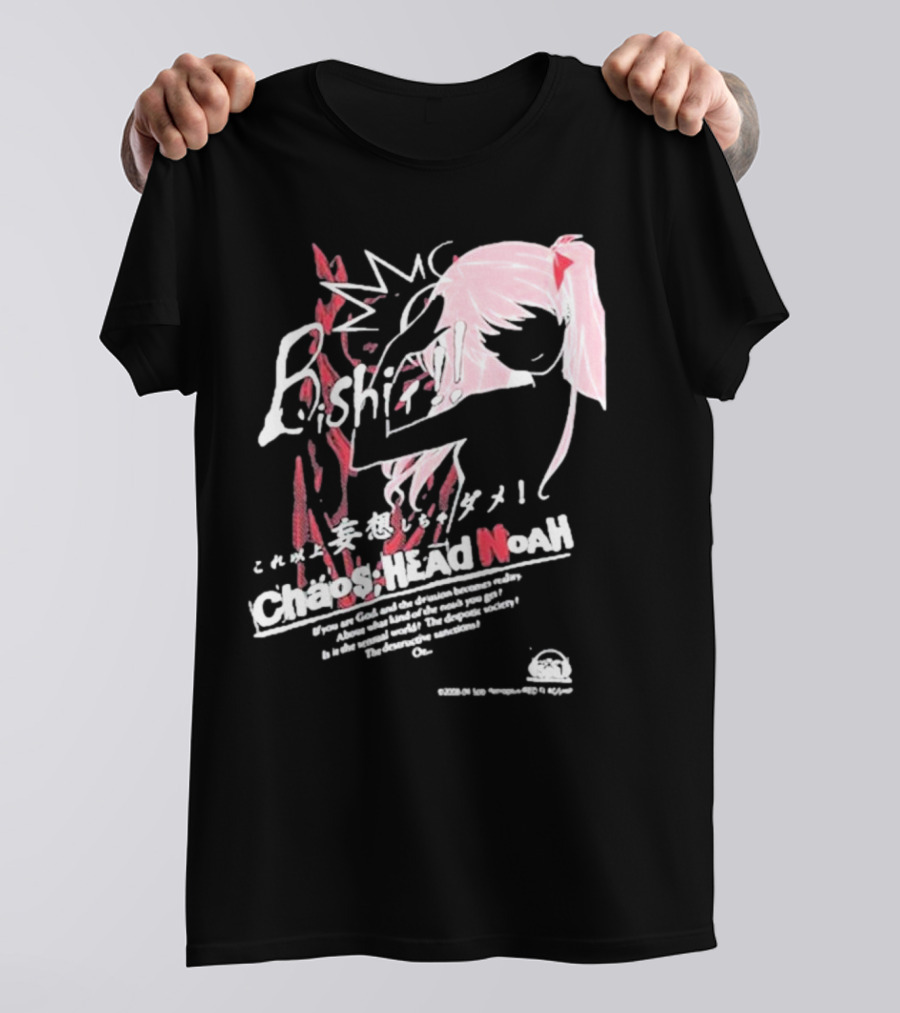 Chaos Head Noah Bishōjo Anime Waifu Manga Styling T-Shirt