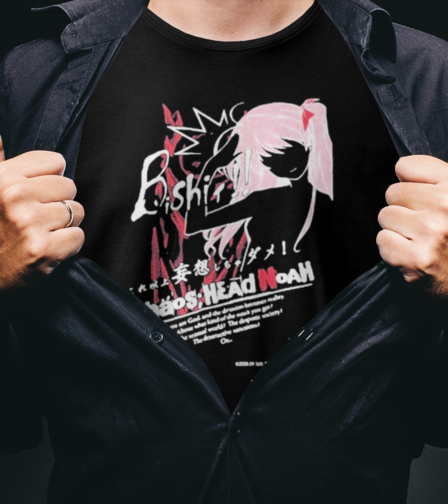 Chaos Head Noah Bishōjo Anime Waifu Manga Styling T-Shirt