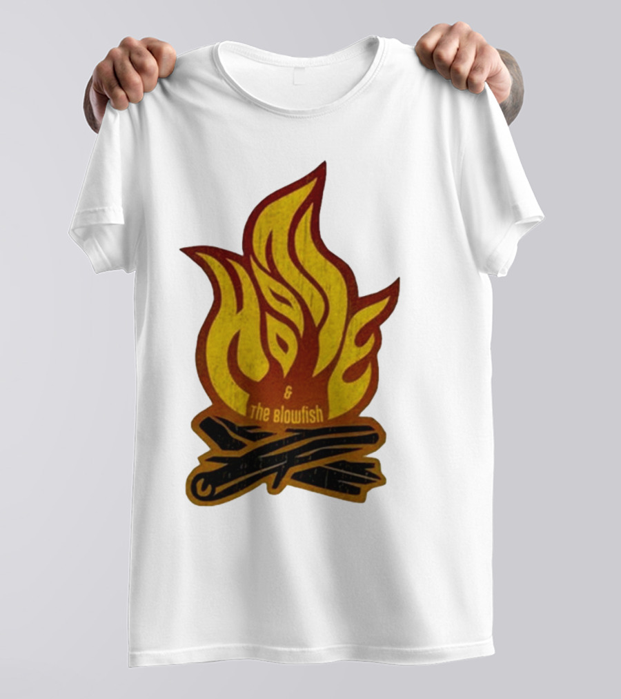 Hootie And The Blowfish Campfire Flame Logs T-Shirt