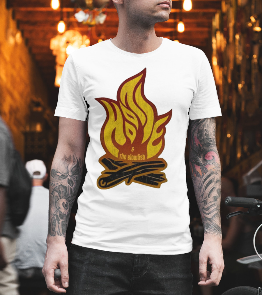 Hootie And The Blowfish Campfire Flame Logs T-Shirt