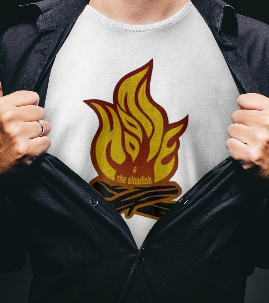 Hootie And The Blowfish Campfire Flame Logs T-Shirt