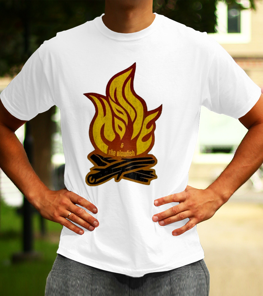Hootie And The Blowfish Campfire Flame Logs T-Shirt