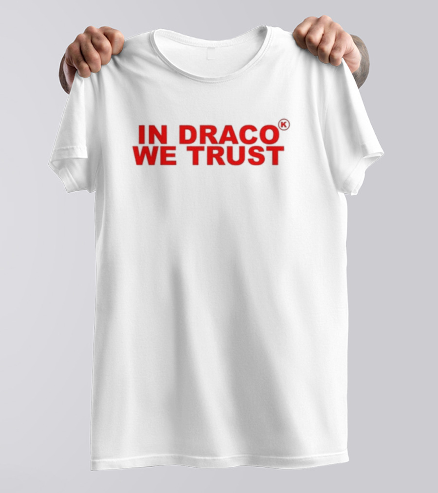 Kixkzgalore In Draco We Trust New Red T-Shirt