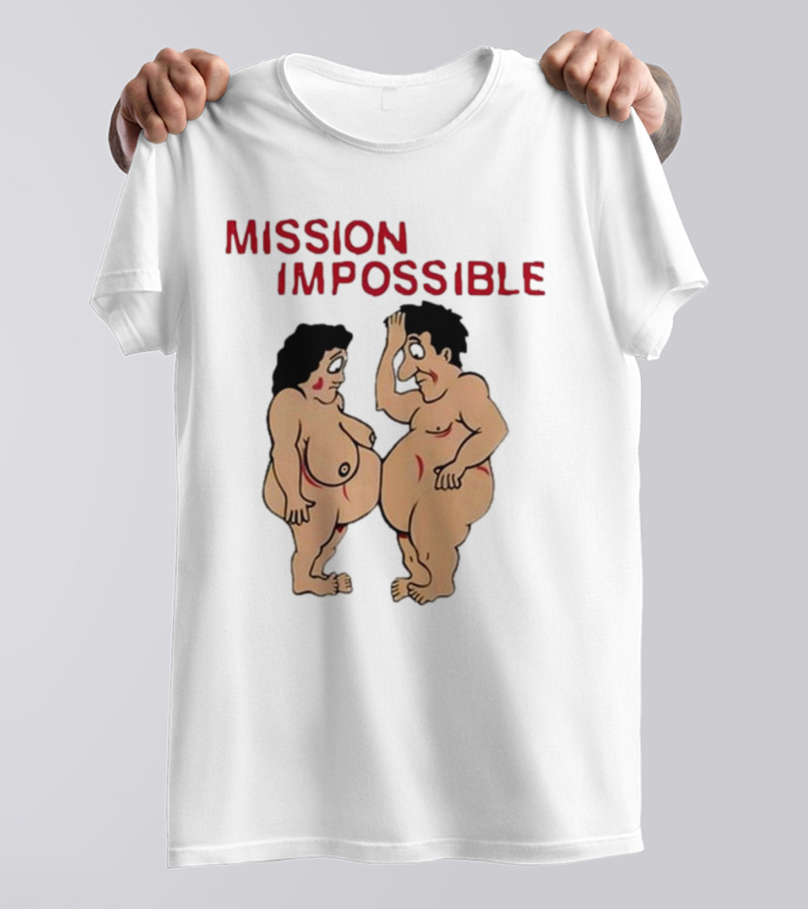 MISSION IMPOSSIBLE Comic Parody Retro Humor T-Shirt