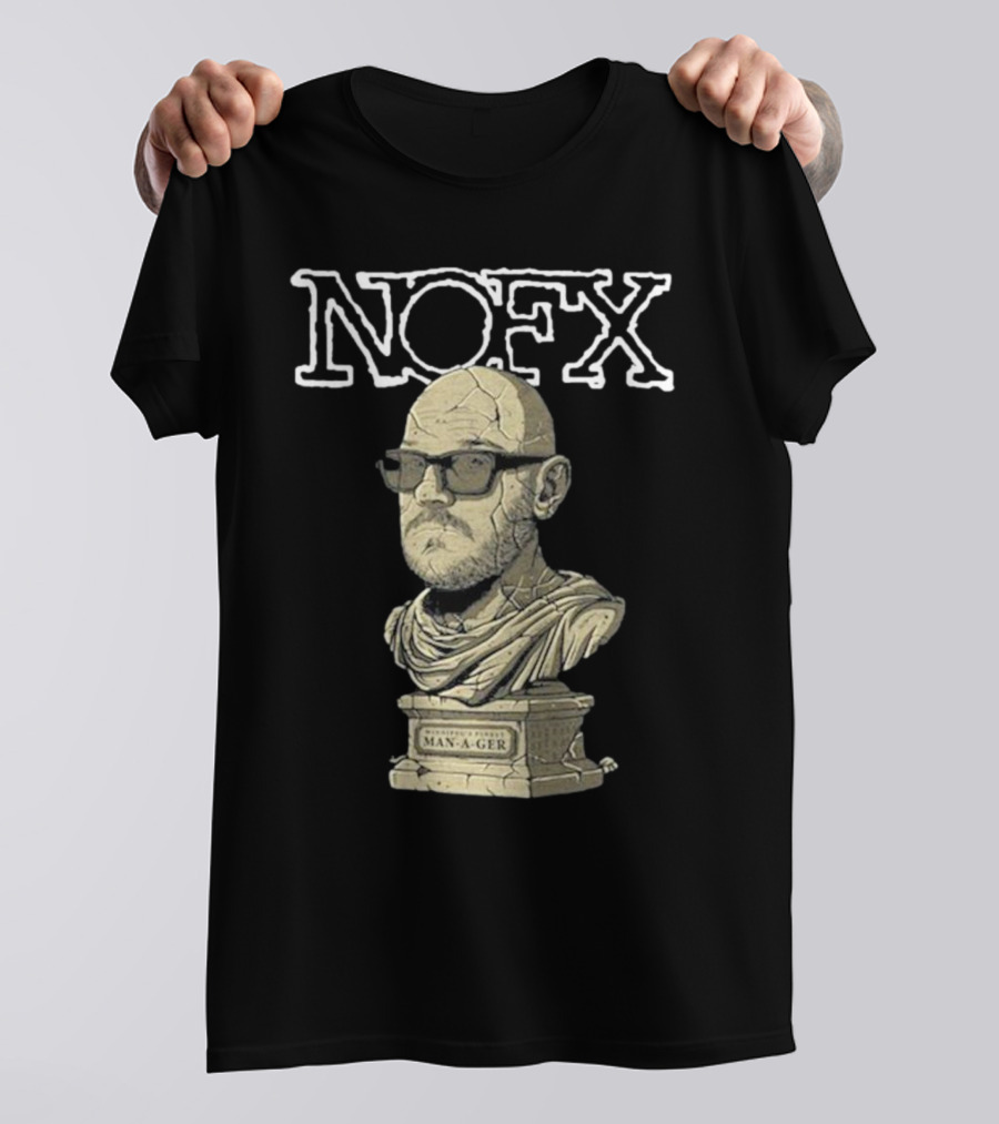 NOFX Concert Bust Graphic At Burton Cummings Theatre Winnipeg August 15 T-Shirt