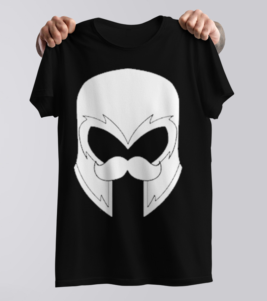 Remix’D Curleh Mustache Wolverine Mask T-Shirt