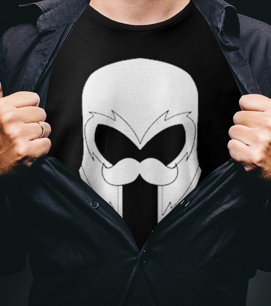 Remix’D Curleh Mustache Wolverine Mask T-Shirt