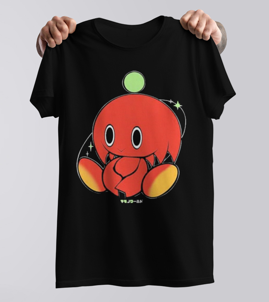 Chuckles Knuckles Chao Red Character With Green Ball T-Shirt