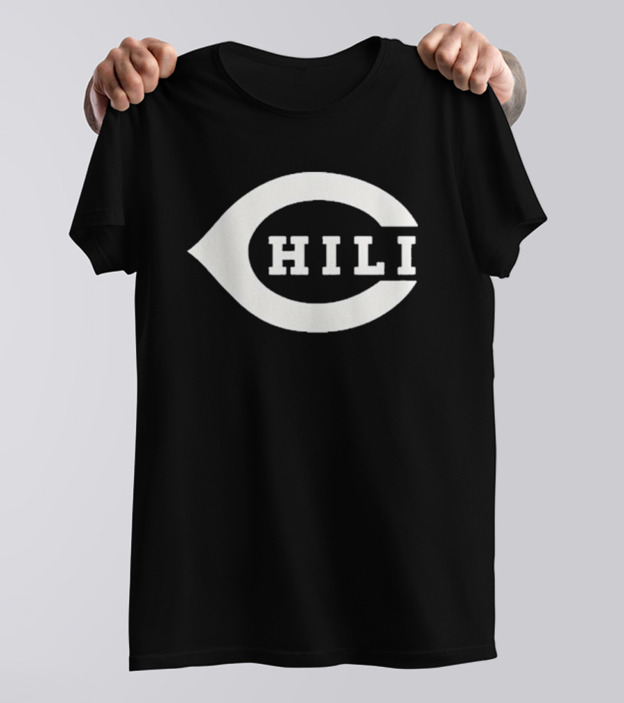 Cincinnati Chili C Logo Baseball T-Shirt