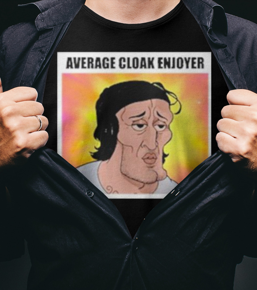 Average Cloak Enjoyer Parody Meme Comic T-Shirt