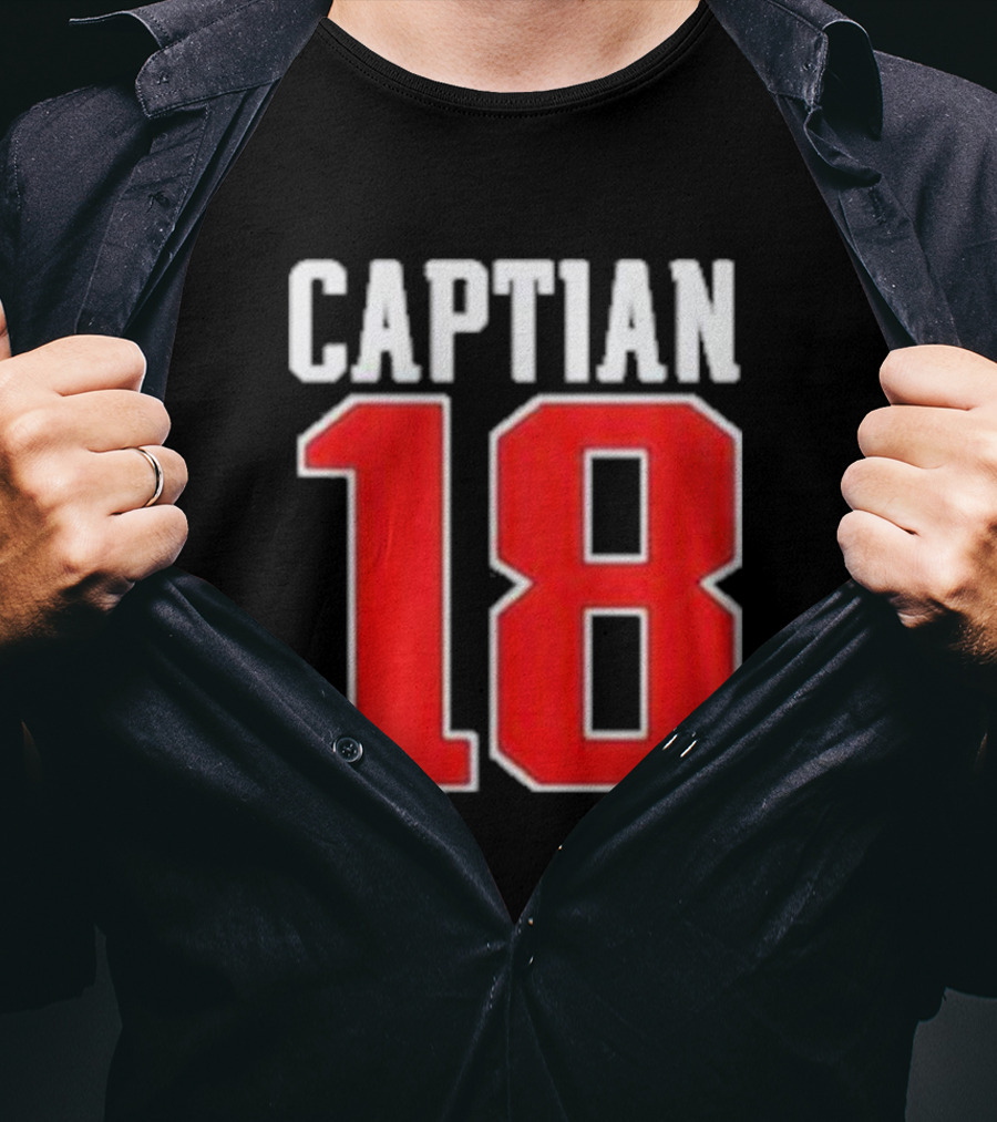 Captain 18 The Patriots Coach T-Shirt