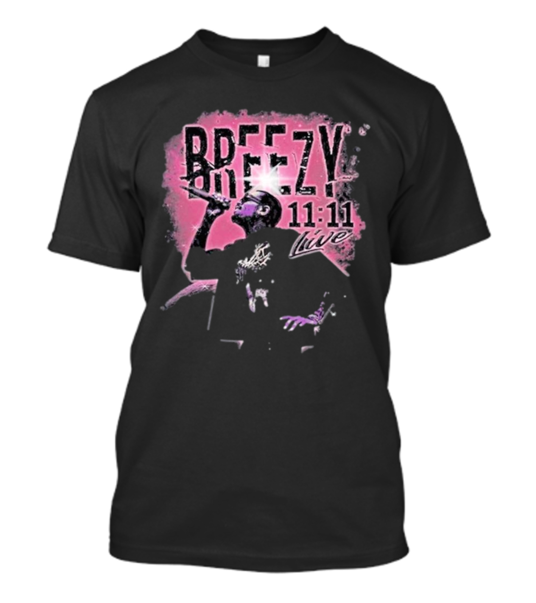 Breezy 11 11 Live Chris Brown T-Shirt