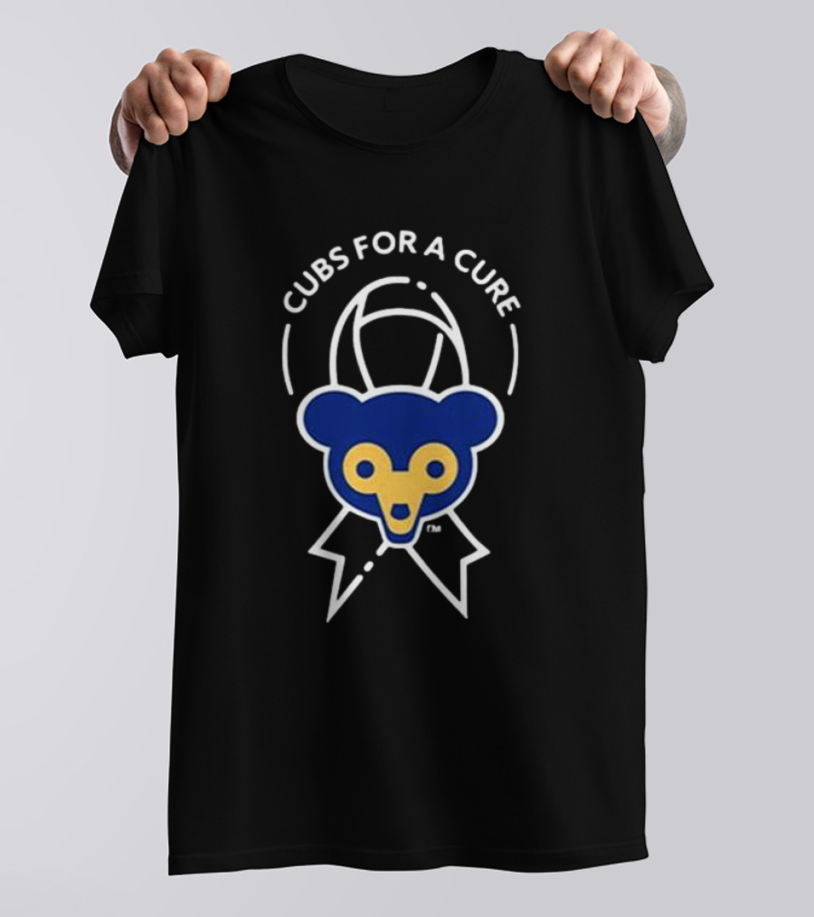 Cubs For A Cure Blue Bear T-Shirt