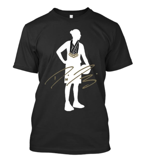 Diana Taurasi 6x Gold Medalist Silhouette With Signature T-Shirt