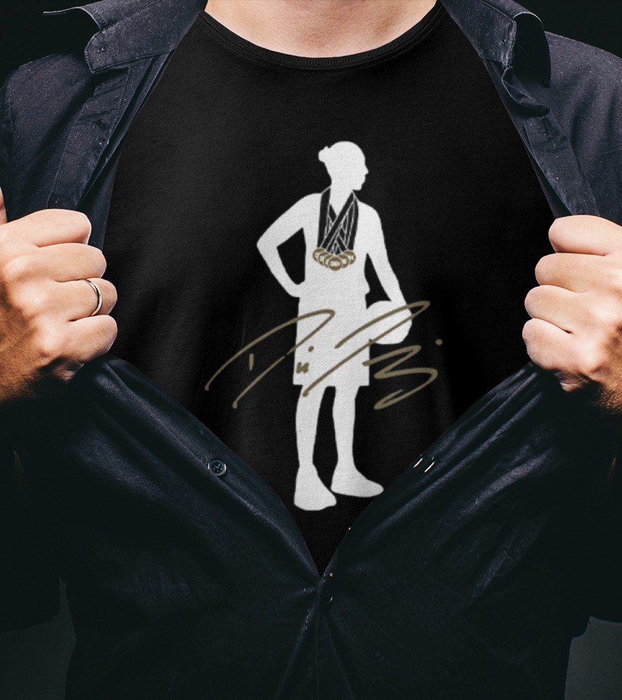 Diana Taurasi 6x Gold Medalist Silhouette With Signature T-Shirt