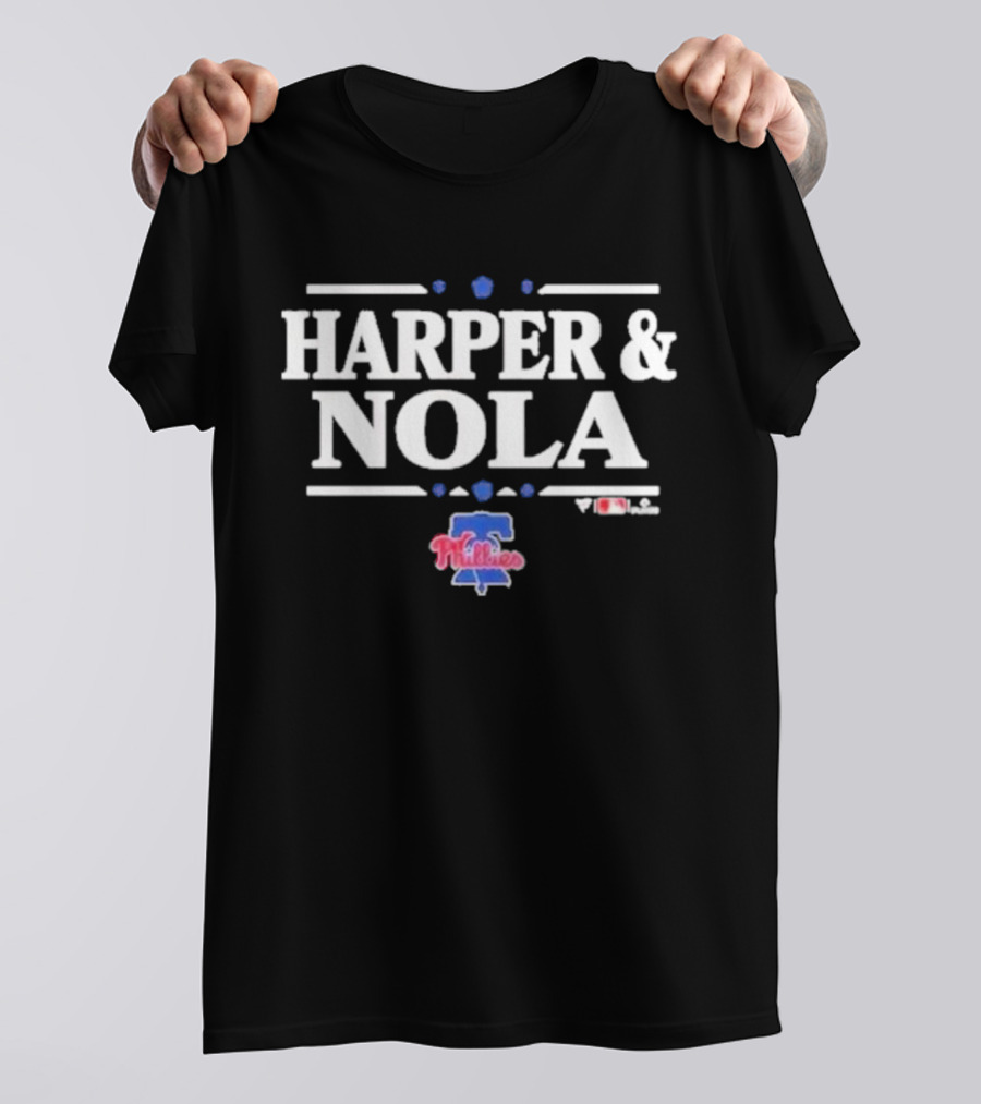 Harper And Nola Philadelphia Phillies Team Baseball Stars T-Shirt