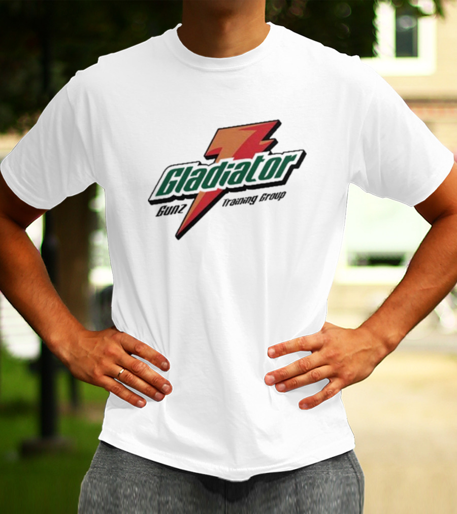Channingcrowder Gladiator Gunz Training Group Thunderbolt T-Shirt