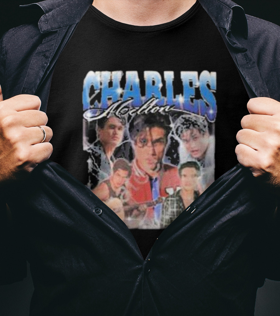 CHARLES Melton Collage T-Shirt