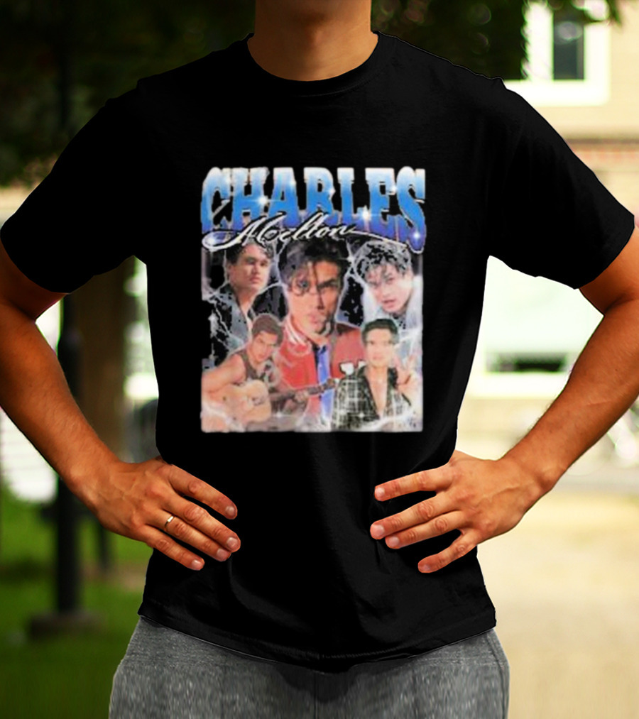 CHARLES Melton Collage T-Shirt