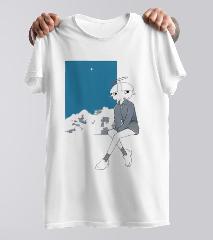 Chew Chew Store Shining Sitting By The Blue Window T-Shirt