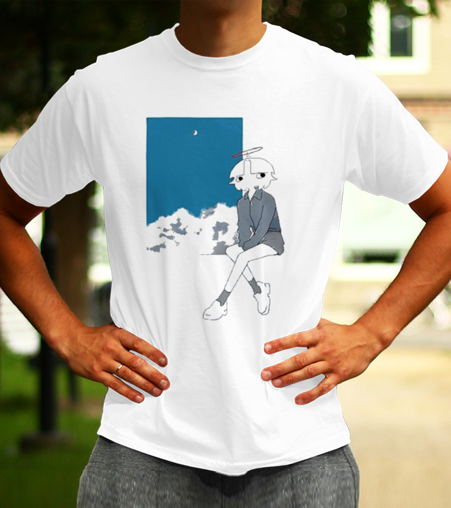 Chew Chew Store Shining Sitting By The Blue Window T-Shirt