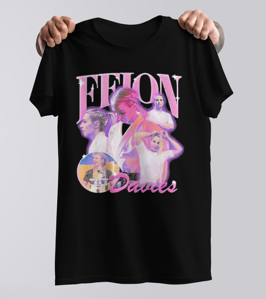 Ffion Davies Vintage Bootleg Pastel Collage T-Shirt
