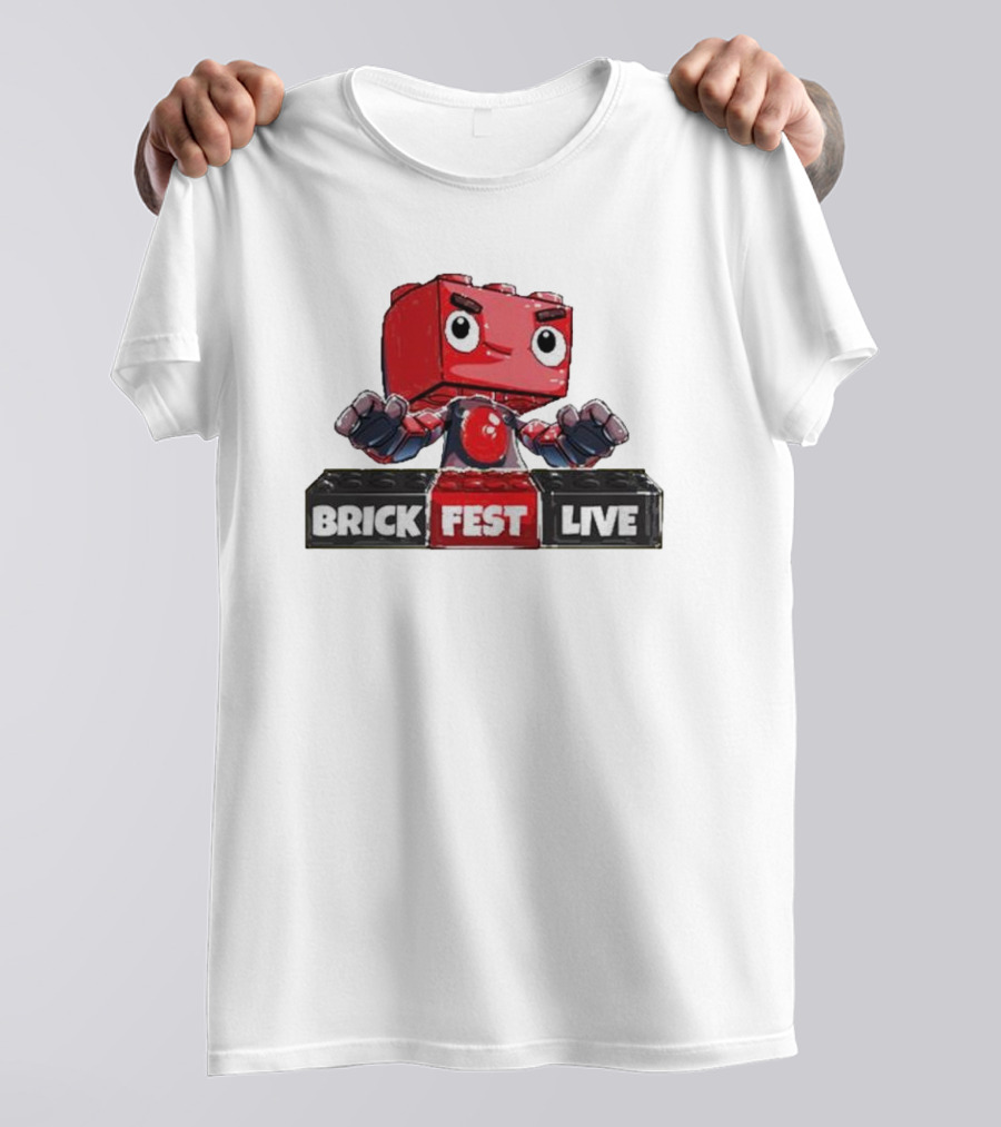 LEGO Brick Fest Live Animated Character Block T-Shirt