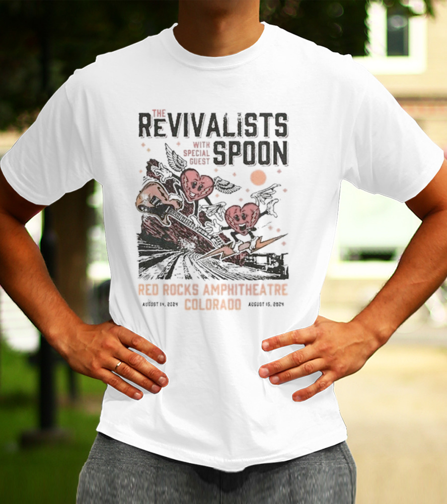 The Revivalists With Spoon Special Guest Red Rocks Amphitheatre August 14 15 T-Shirt