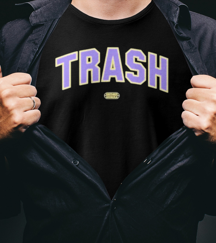 Trash Tuesday Trash Esther And Khalyla Purple T-Shirt