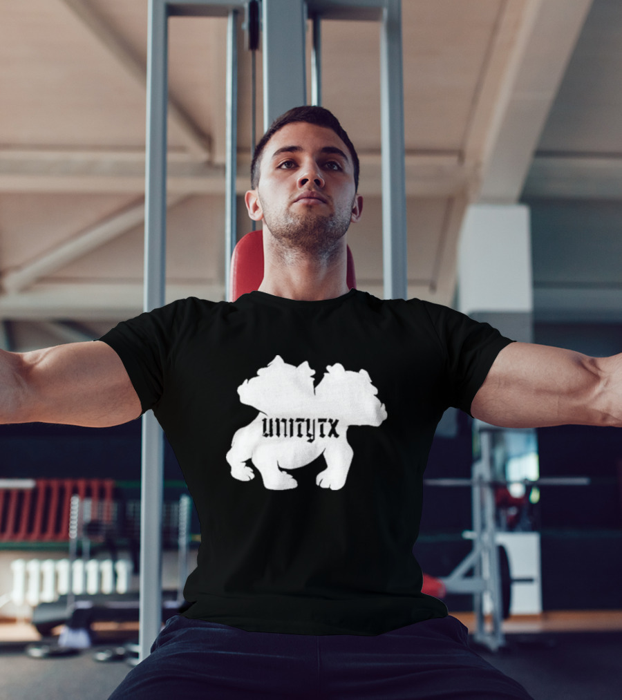 Unitytx Bulldog Silhouette Twins T-Shirt