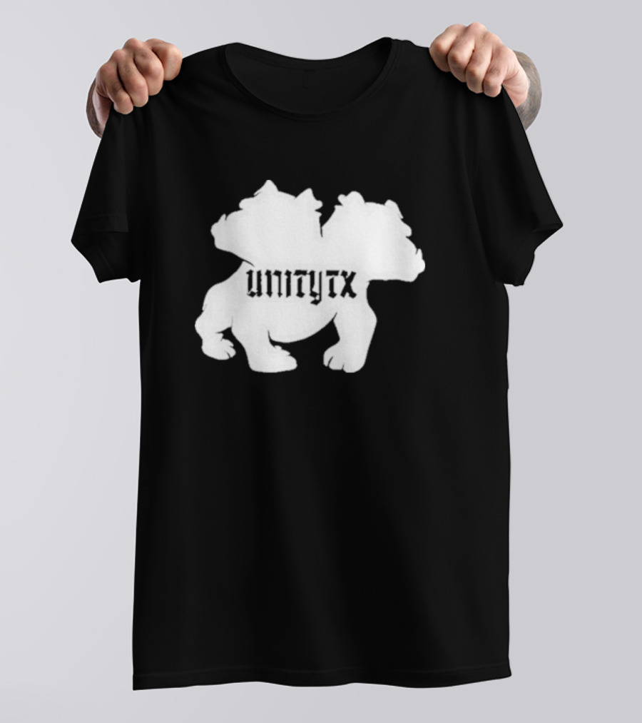 Unitytx Bulldog Silhouette Twins T-Shirt