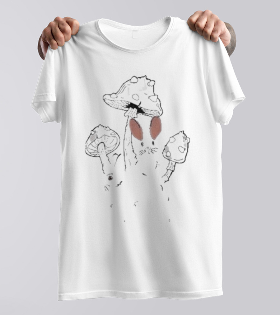 Bunnies Modest Mouse Mushroom Ears T-Shirt