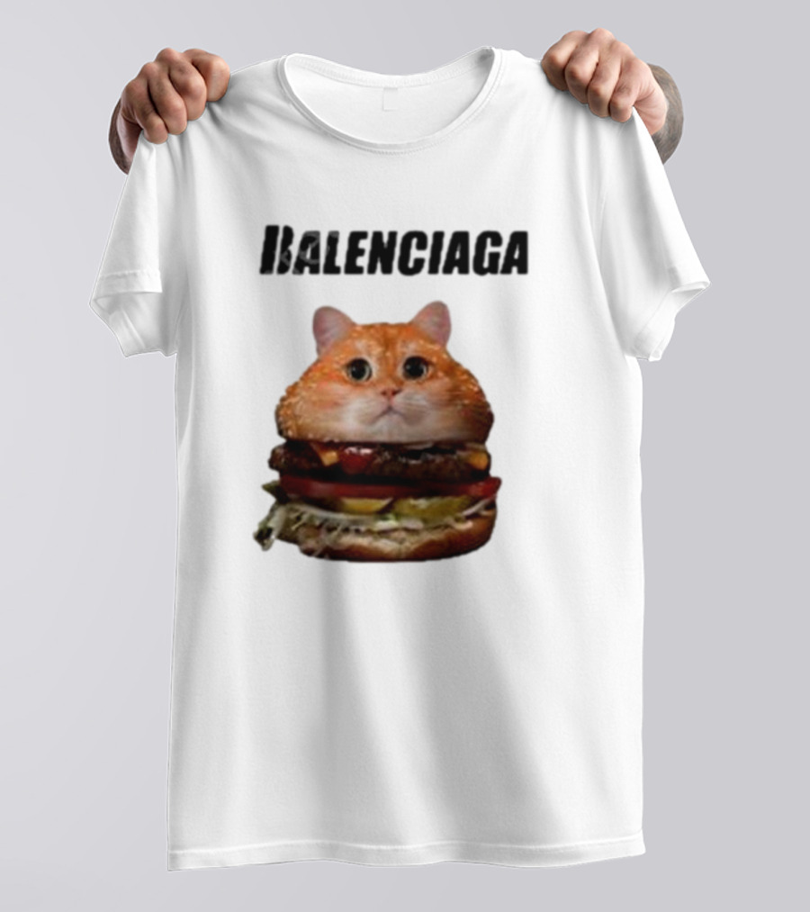 Balenciaga Burger Cat Hot T-Shirt