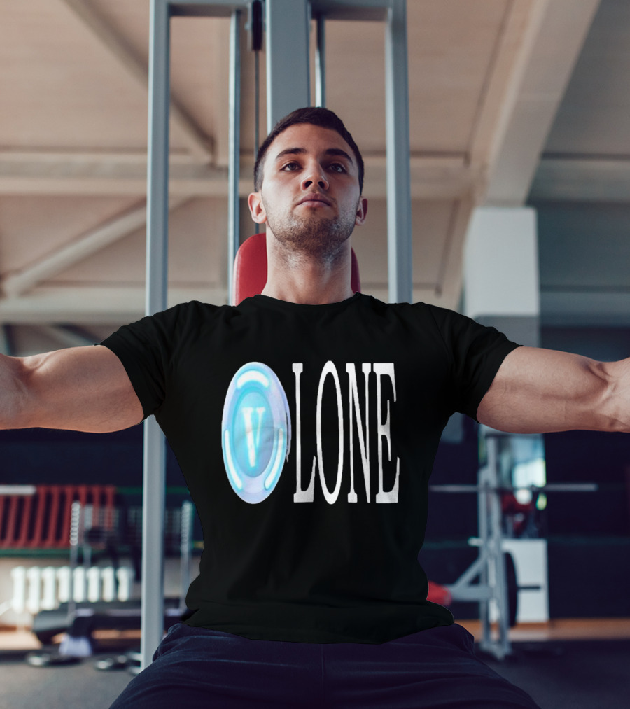 Bussinapparelco Vlone Vbuck Coin Icon And Text T-Shirt