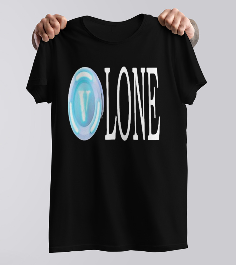Bussinapparelco Vlone Vbuck Coin Icon And Text T-Shirt