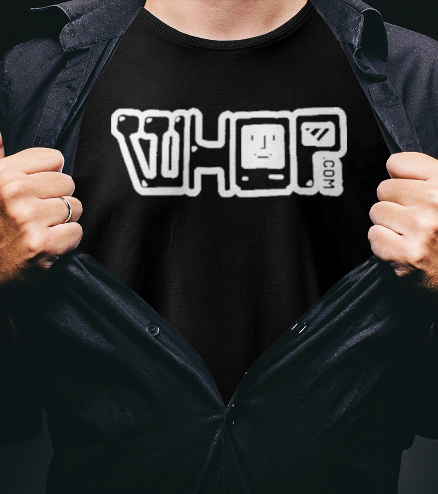 Cameron Whop Iconic Black And White Logo Design With WHOP.com T-Shirt