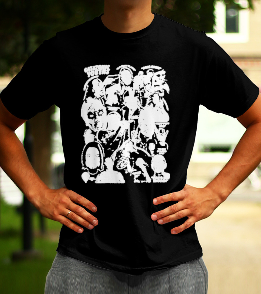 Catatonicyouths Collage Iconic Figures And Symbols T-Shirt