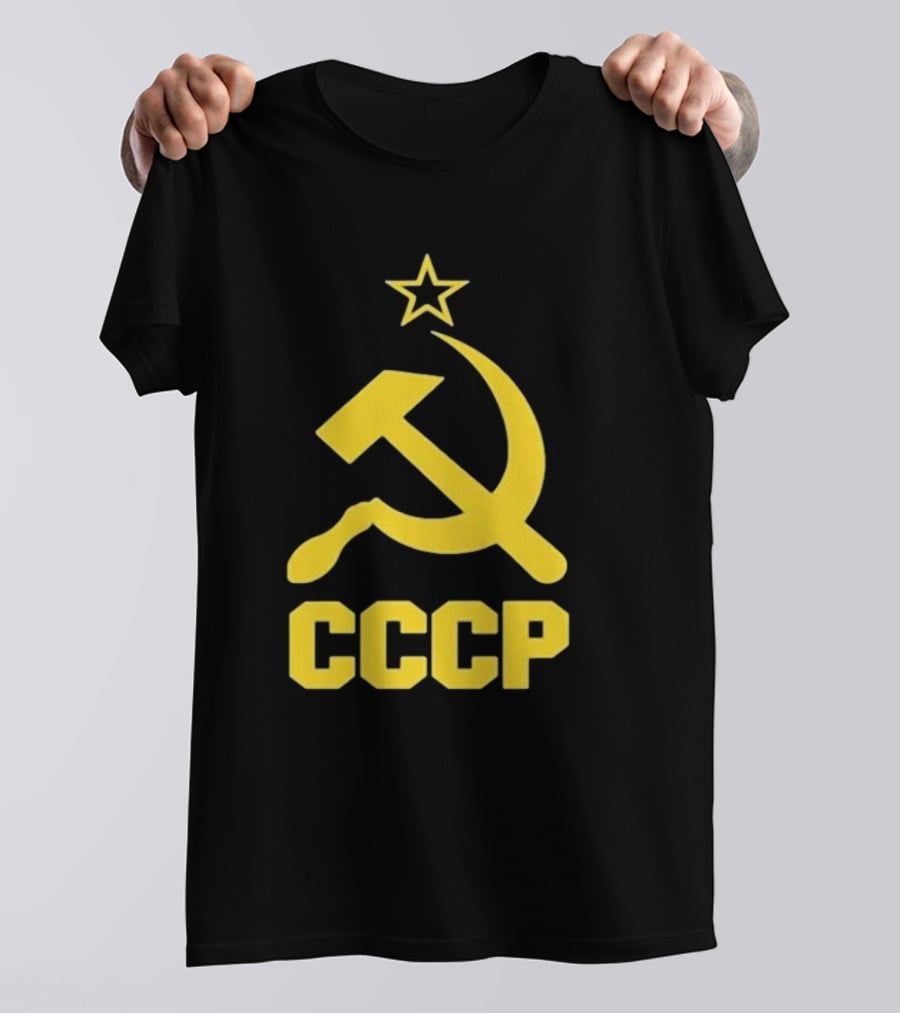 CCCP Hammer And Sickle Star Soviet T-Shirt