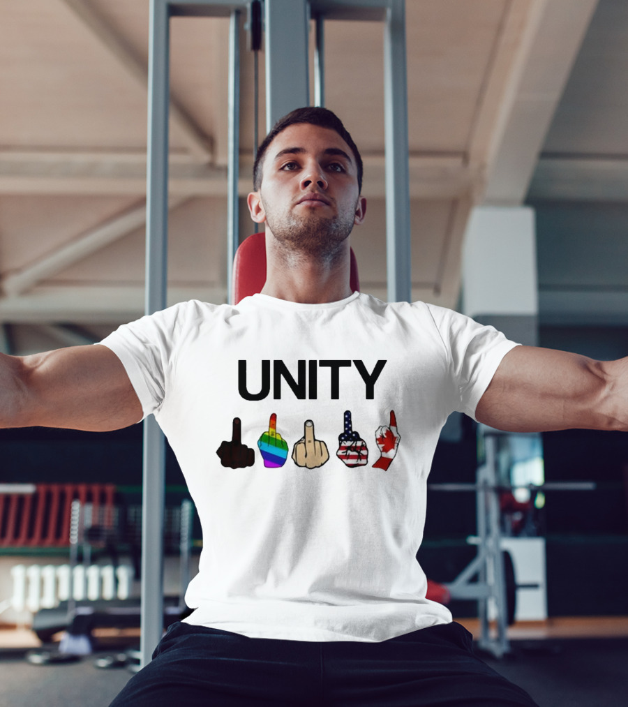 UNITY Hang Over Gang Funny Flags Diversity T-Shirt