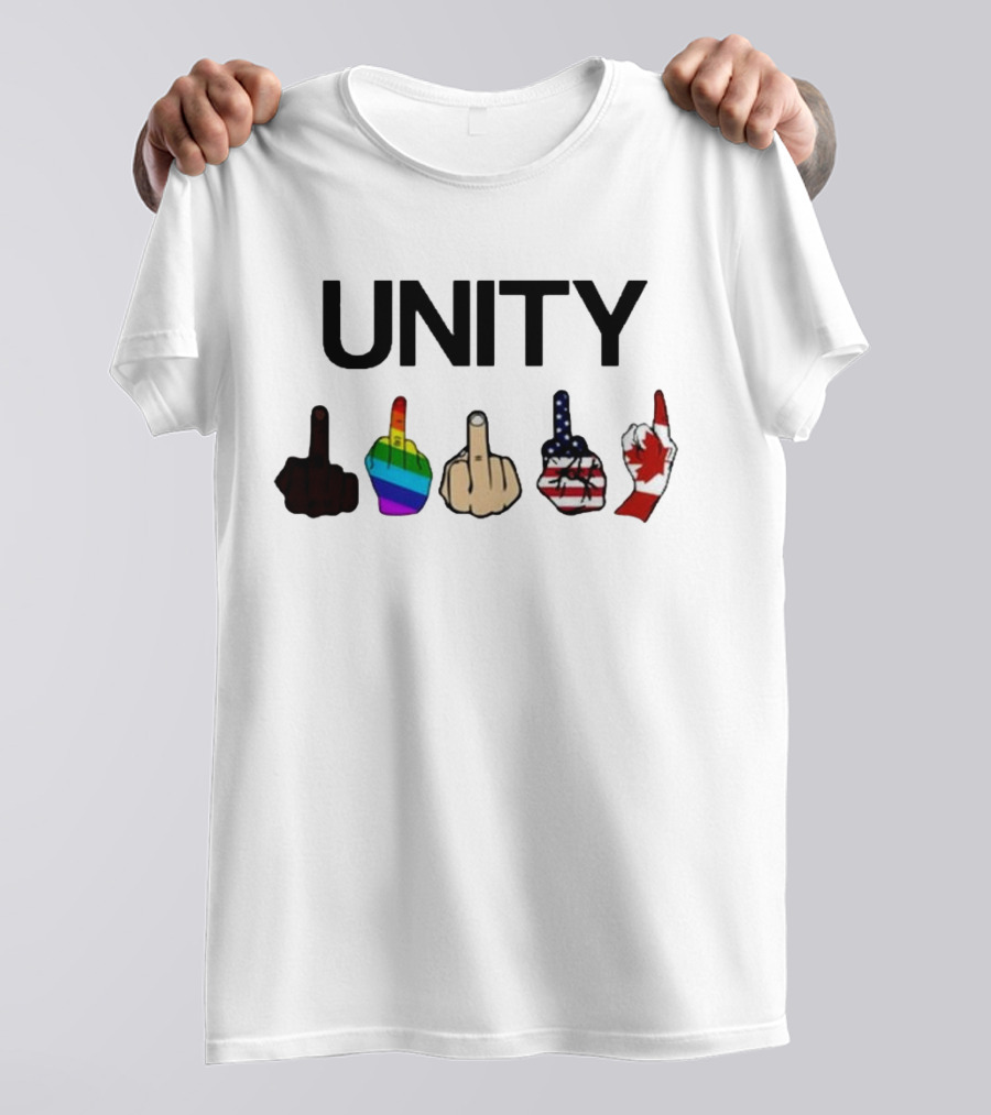 UNITY Hang Over Gang Funny Flags Diversity T-Shirt