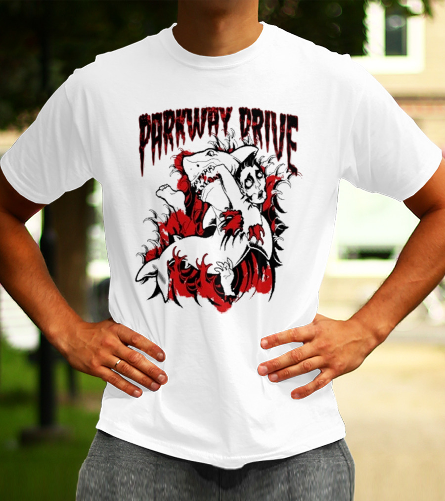 Parkway Drive Blood In The Water Shark Attack T-Shirt