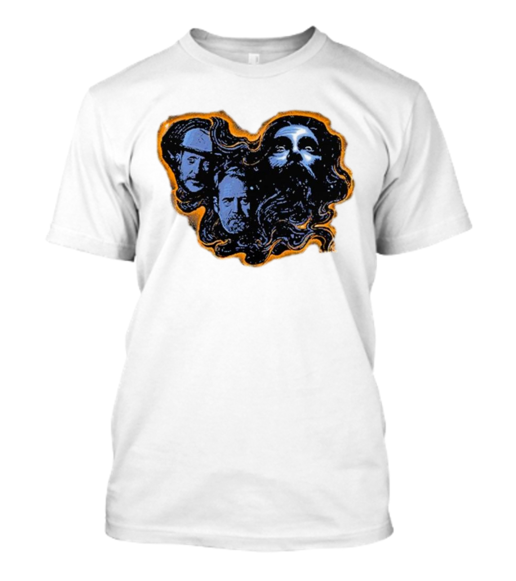 The White Buffalo A Freight Train Through The Night Faces And Mystical T-Shirt