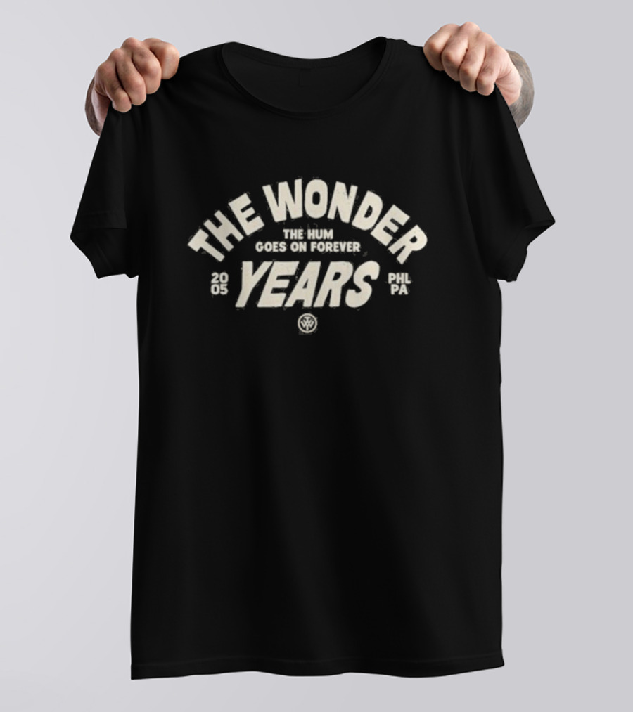 The Wonder Years The Hum Goes On Forever 2005 PHL PA T-Shirt